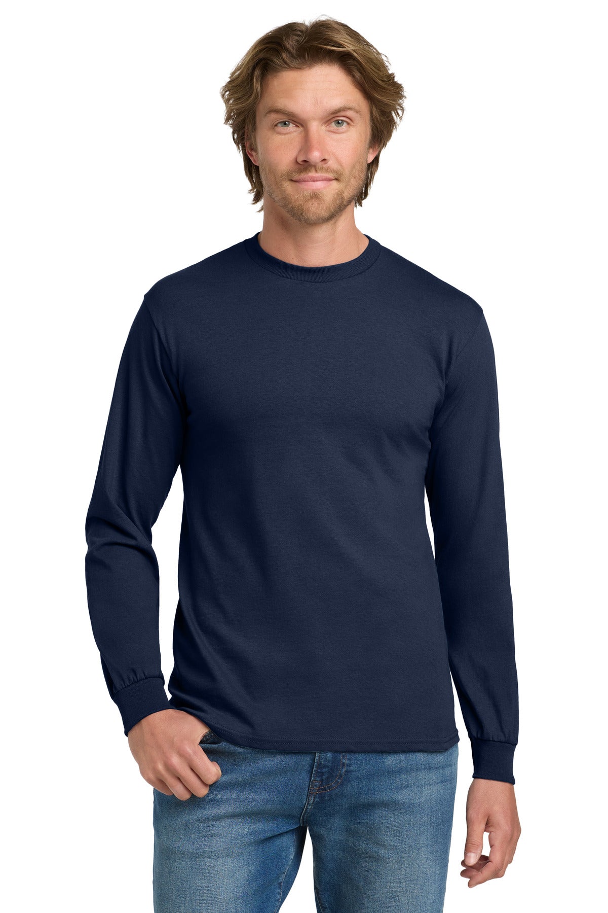 Gildan - Heavy Cotton 100% Cotton Long Sleeve T-Shirt.  5400