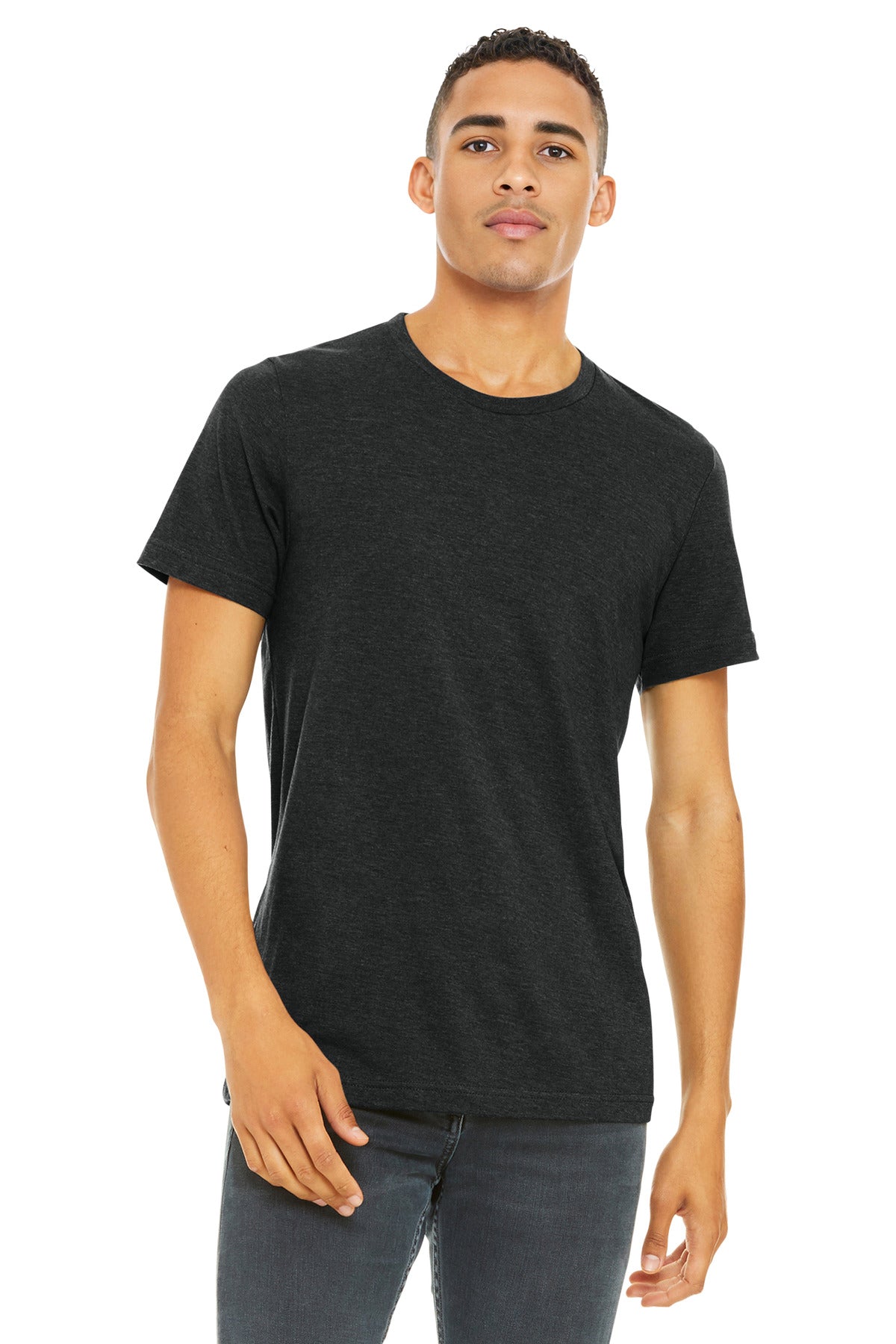 BELLA+CANVAS  Unisex Heather CVC Short Sleeve Tee. BC3001CVC