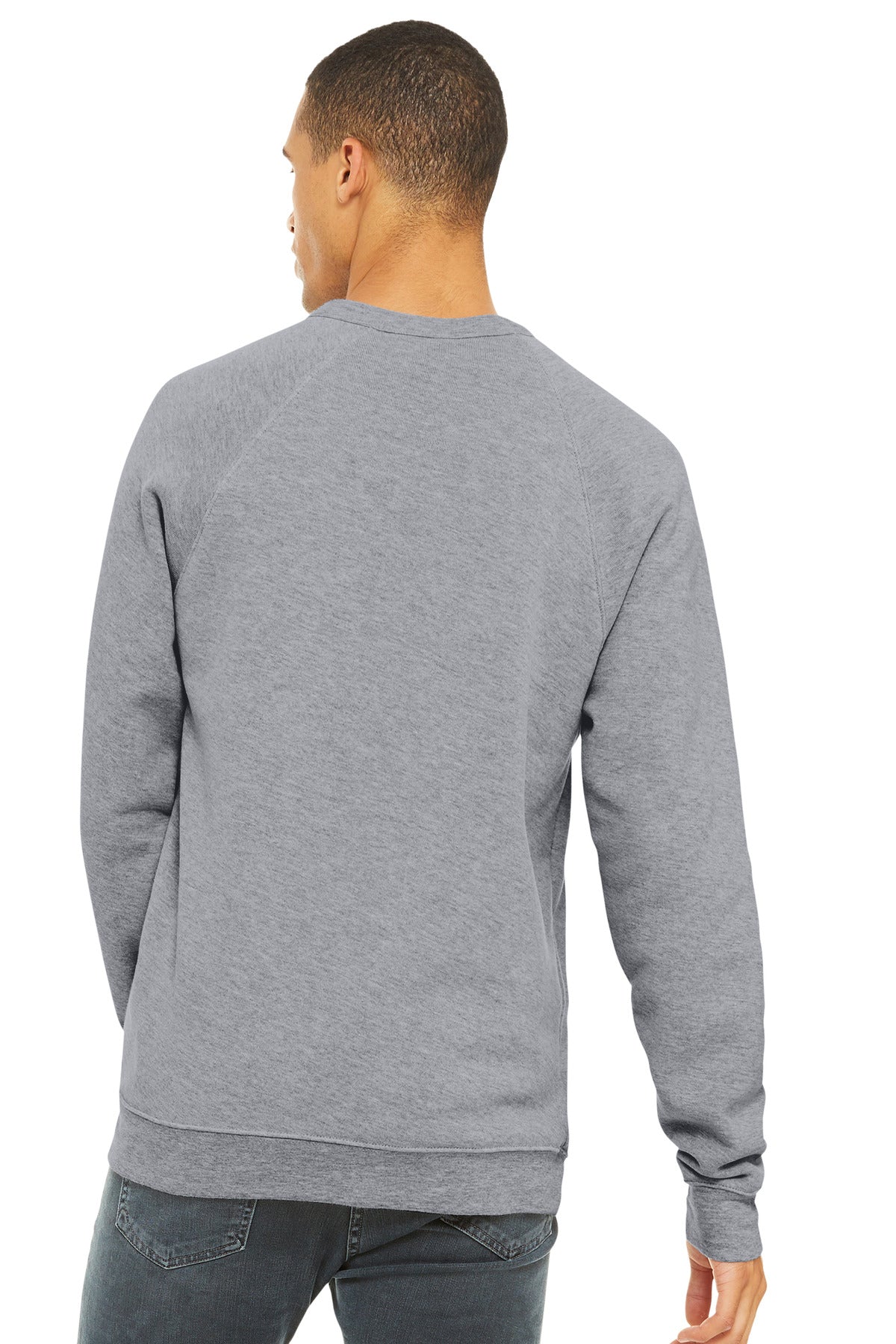 BELLA+CANVAS  Unisex Sponge Fleece Raglan Sweatshirt. BC3901