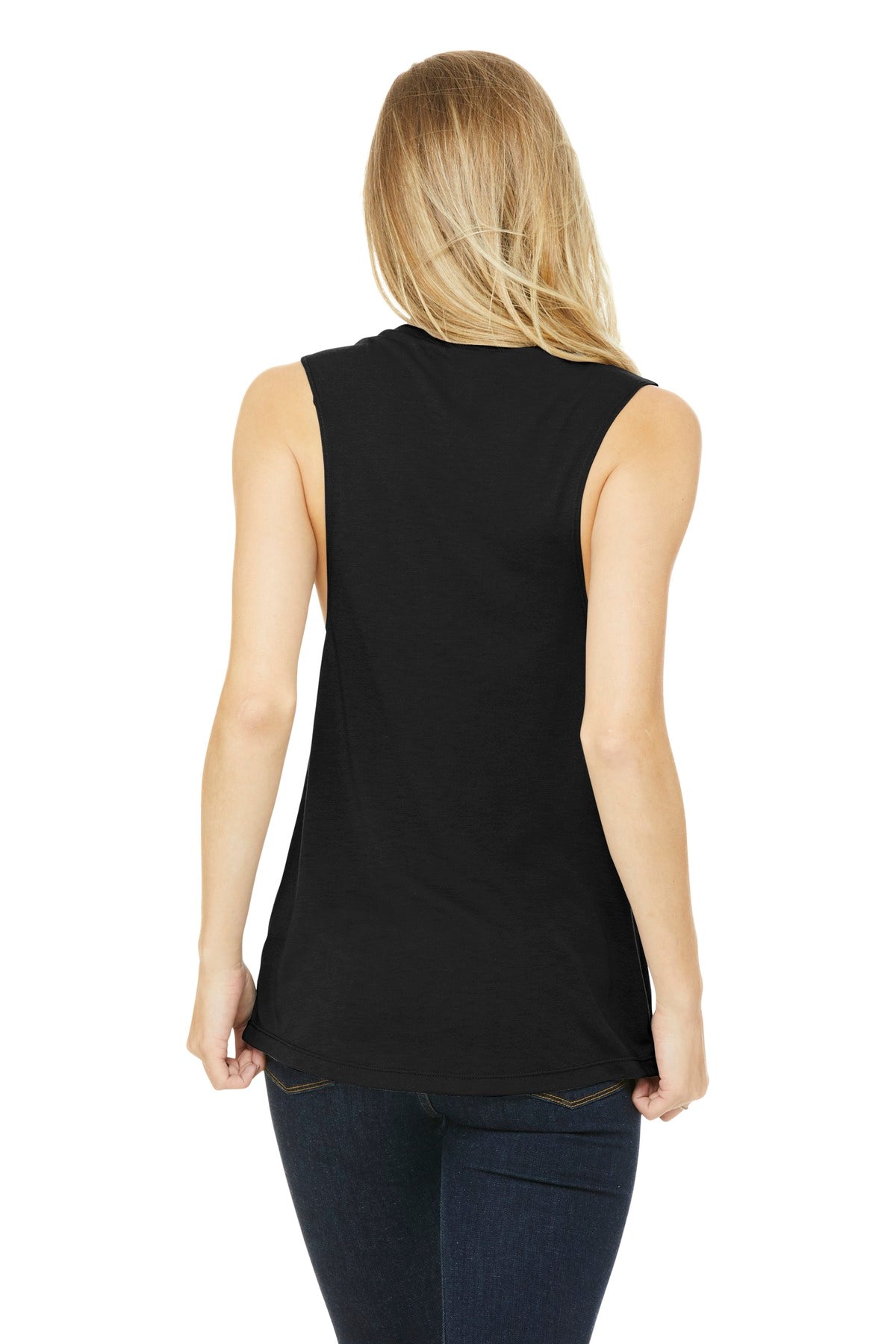 BELLA+CANVAS  Women's Flowy Scoop Muscle Tank. BC8803