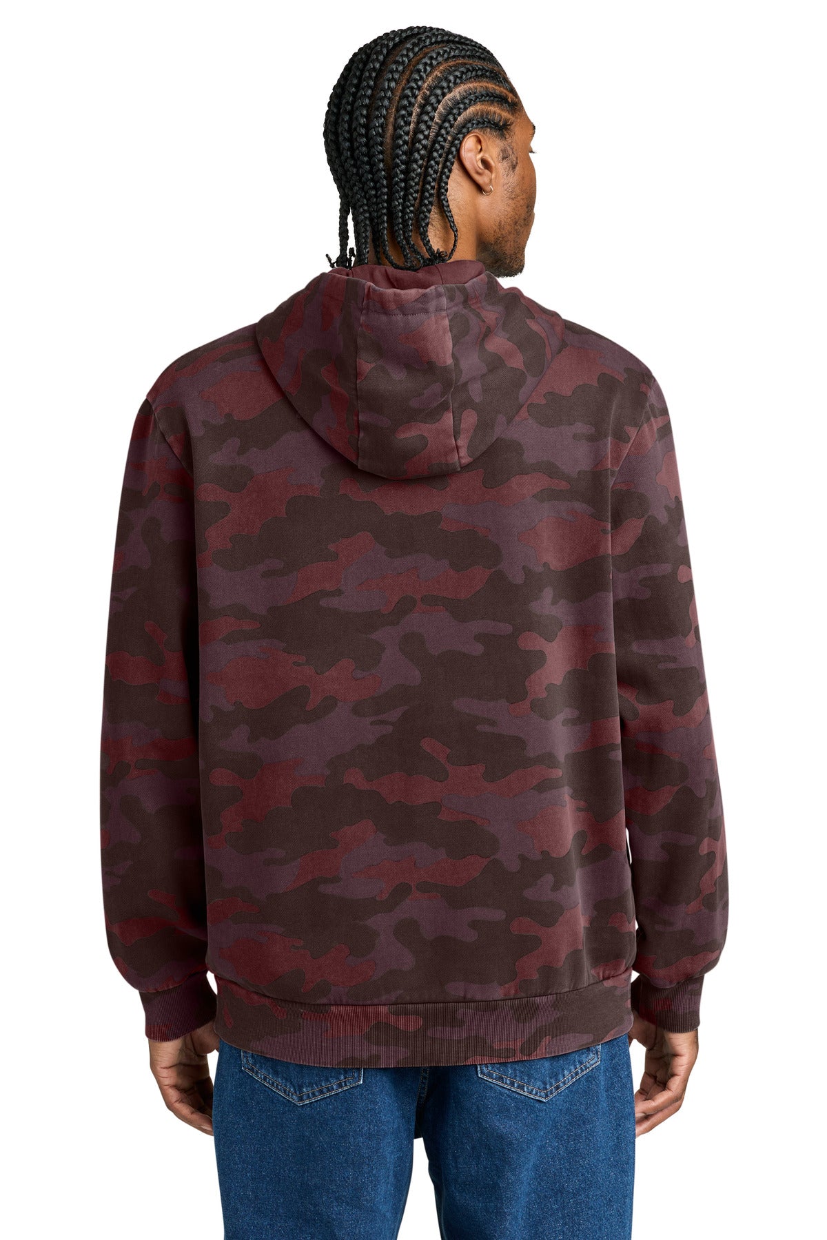 District Wash Camo Fleece Hoodie DT2200C