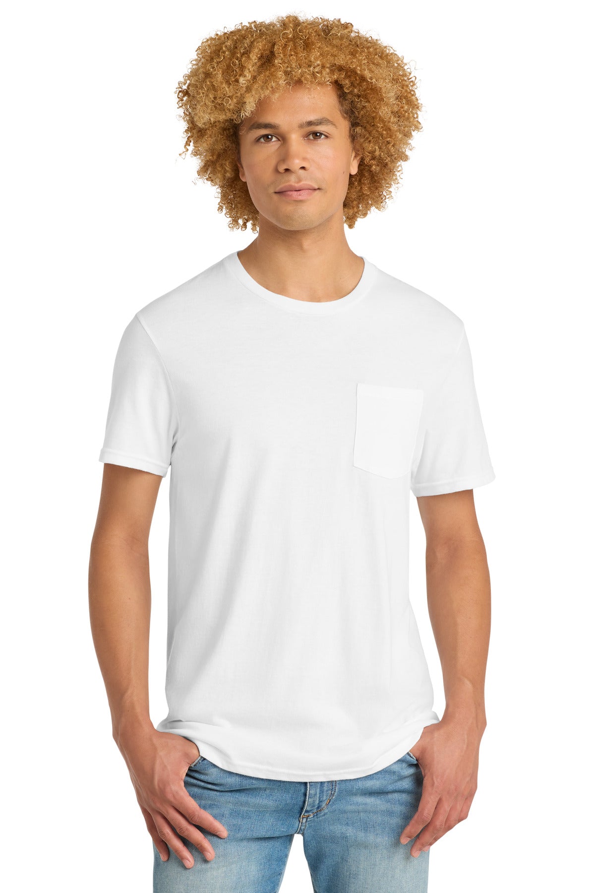 District Very Important Tee with Pocket. DT6000P