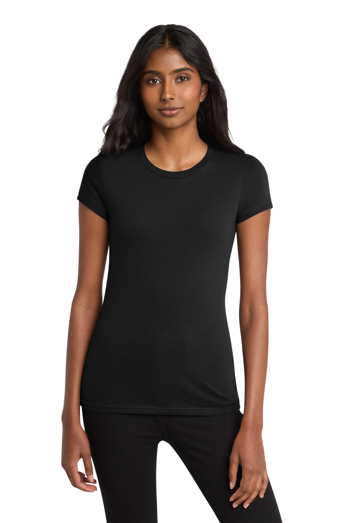 District Women's Fitted Very Important Tee. DT6001
