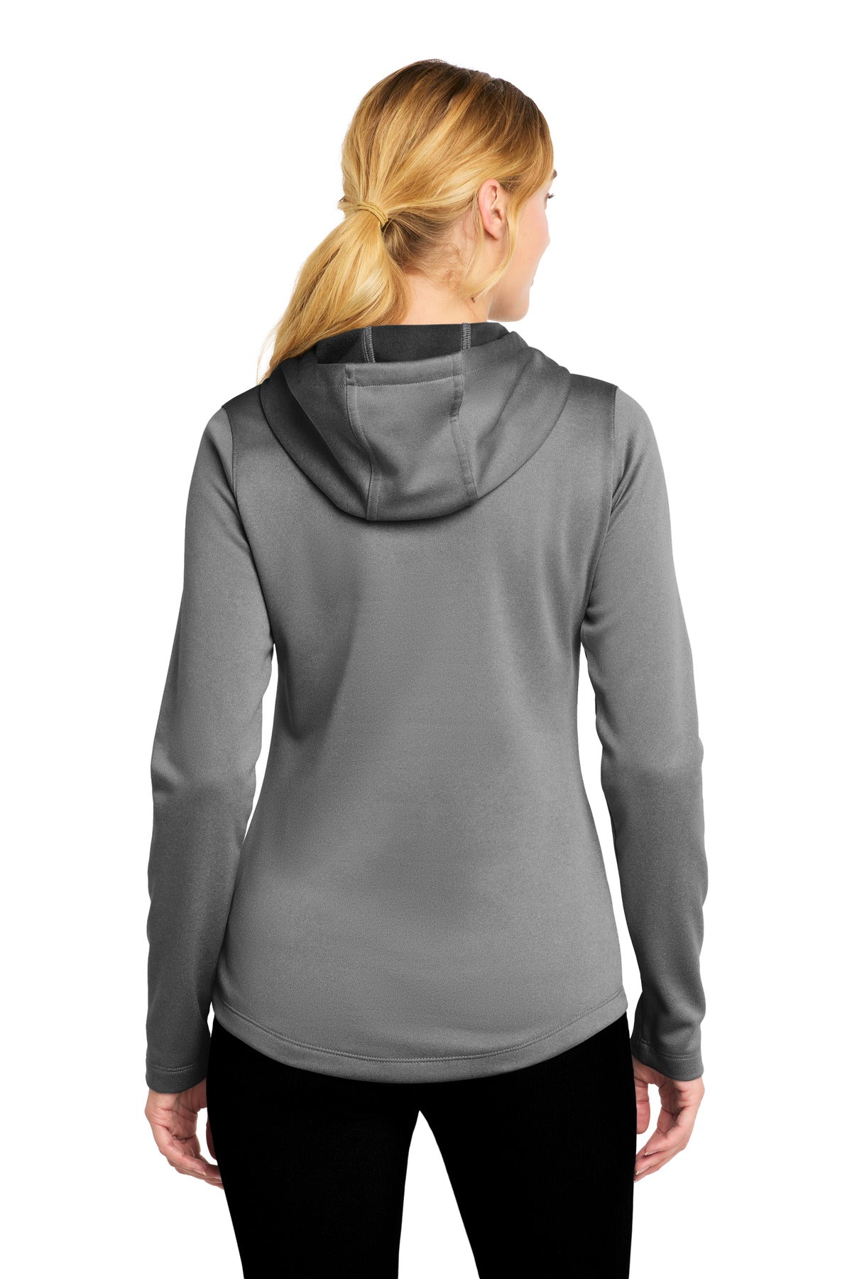 Sport-Tek  Women's PosiCharge  Sport-Wick  Heather Fleece Hooded Pullover. LST264