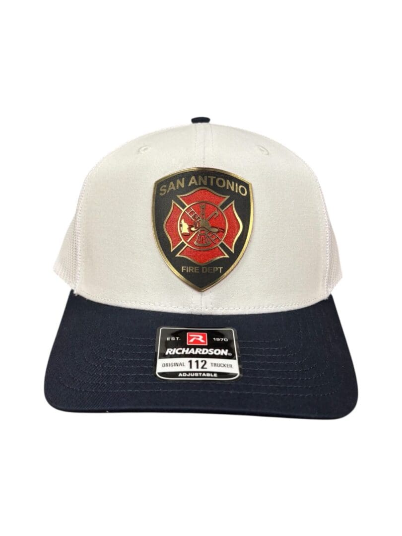 San Antonio Fire Department Tri Layer Patch Trucker Hat